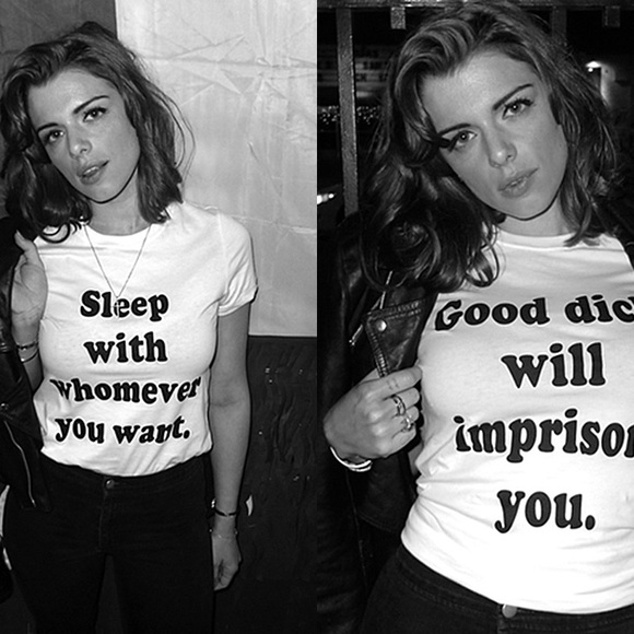 ICONIC Julia Fox- Good Dick Will Imprison You” tank by MTTM - m - Picture 1 of 6